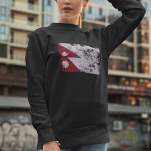 Nepal Flag Sweatshirt