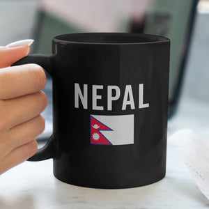 Nepal Flag Mug
