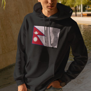 Nepal Flag Hoodie