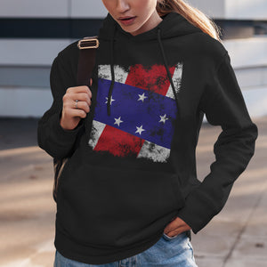 Hoodie na may Bandila ng Netherlands Antilles