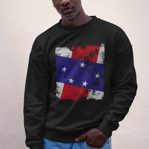 Netherlands Antilles Flag Sweatshirt