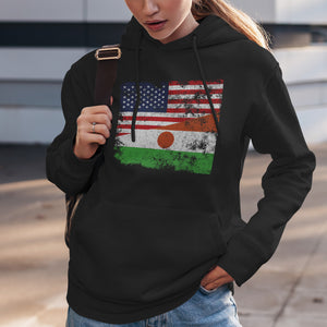 Niger USA Flag Hoodie