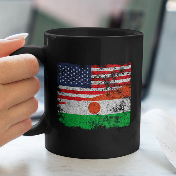Niger USA Flag Mug