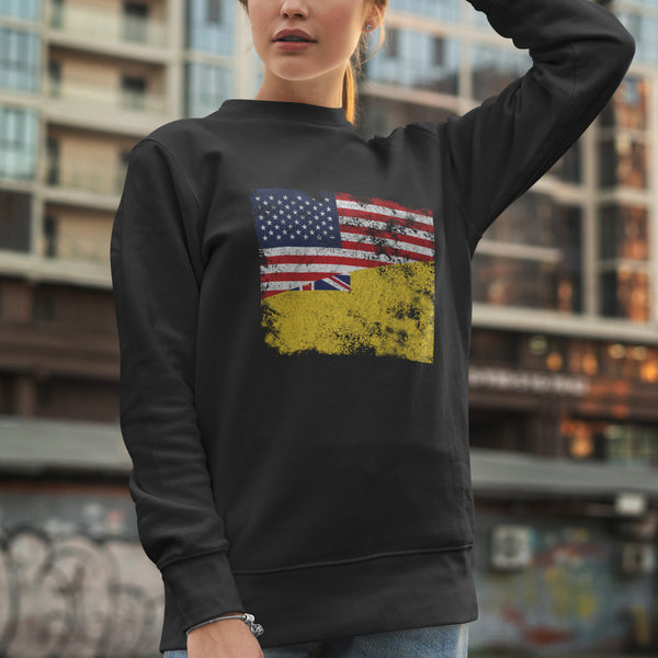 Niue USA Flag Sweatshirt