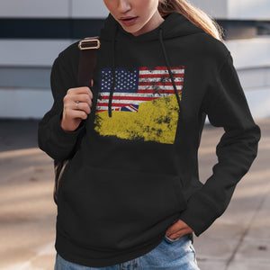 Niue USA Flag Hoodie