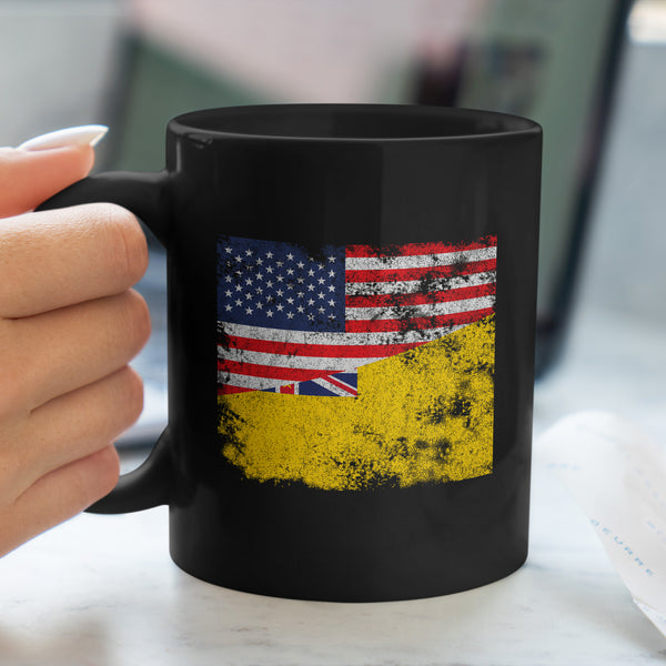 Niue USA Flag Mug