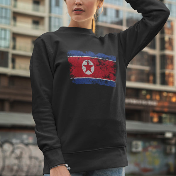 North Korea Flag Sweatshirt