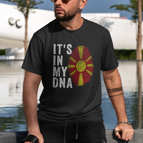 It's In My DNA - Republic of North Macedonia Flag T-Shirt