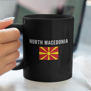 Republic of North Macedonia Flag Mug