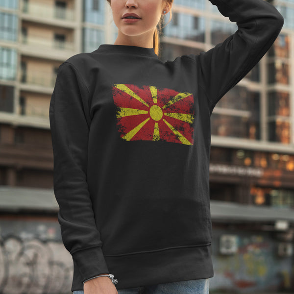 Republic of North Macedonia Flag Sweatshirt