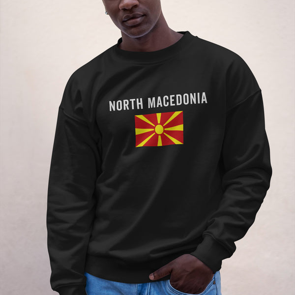 Republic of North Macedonia Flag Sweatshirt