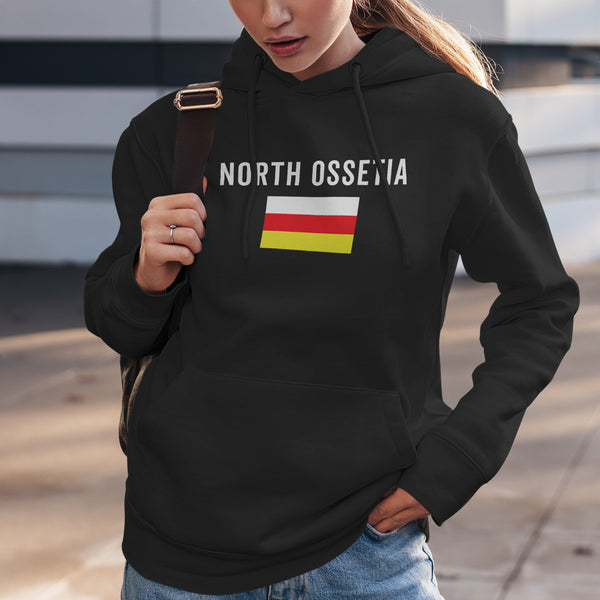North Ossetia Flag Hoodie