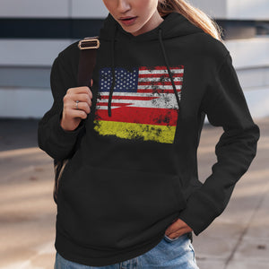 North Ossetia USA Flag Hoodie