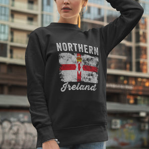 Northern Ireland Flag Distressed Sweatshirt