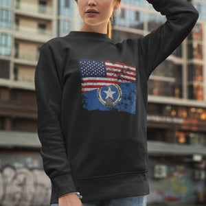 Northern Mariana Islands 1976-1989 USA Flag Sweatshirt