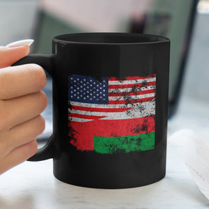 Oman USA Flag Mug