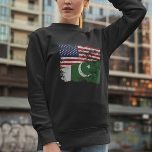 Pakistan USA Flag Sweatshirt