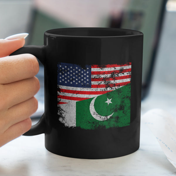 Pakistan USA Flag Mug