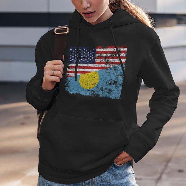 Palau USA Flag Hoodie