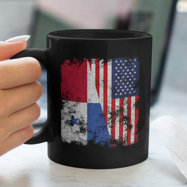 Panama USA Flag - Half American Mug