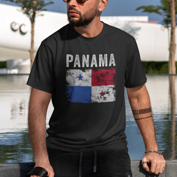 Panama Flag Distressed - Panamanian Flag T-Shirt