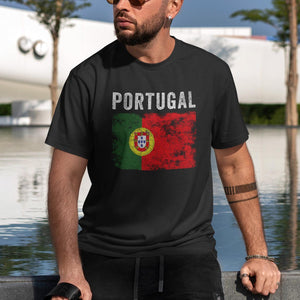 Portugal Flag Distressed Portuguese Flag T-Shirt