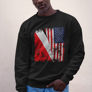 Principality of Sealand USA Flag Sweatshirt