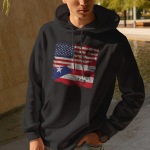 Puerto Rico USA Flag Hoodie