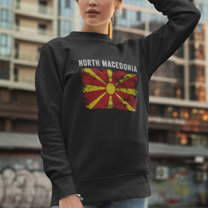 Republic of North Macedonia Flag Sweatshirt
