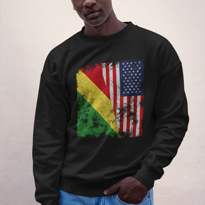 Republic of the Congo USA Flag Sweatshirt