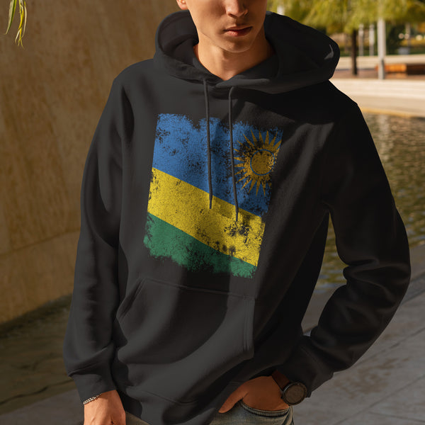 Rwanda Flag Hoodie