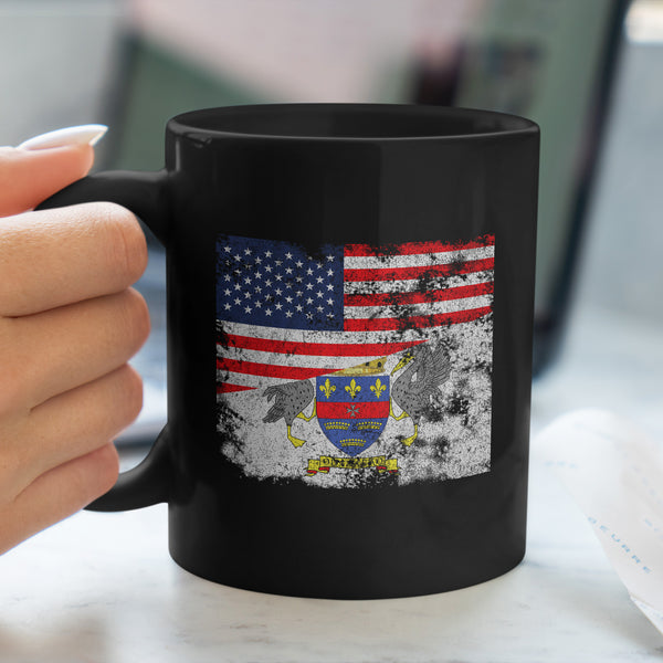 Saint Barthelemy USA Flag Mug