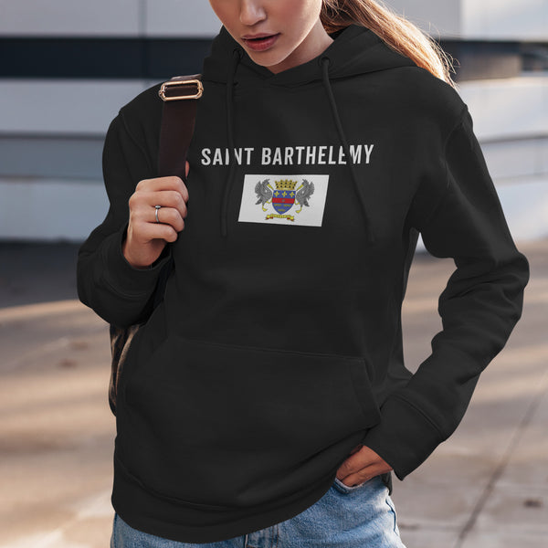 Saint Barthelemy Flag Hoodie