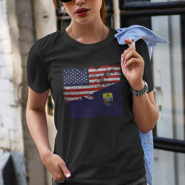 Saint Helena USA Flag T-Shirt