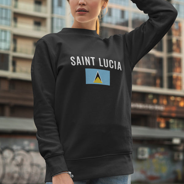 Saint Lucia Flag Sweatshirt