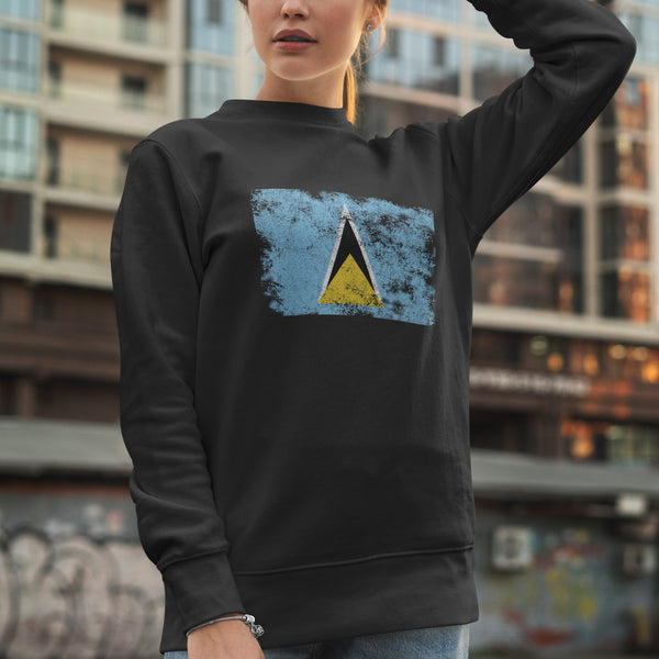 Saint Lucia Flag Sweatshirt