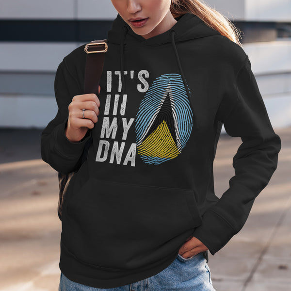 It's In My DNA - Saint Lucia Flag Hoodie