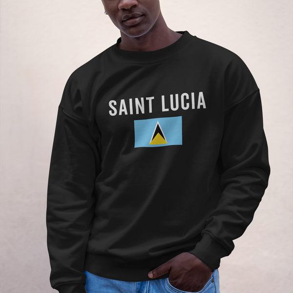 Saint Lucia Flag Sweatshirt