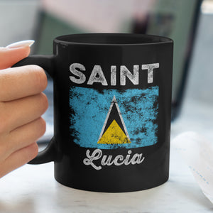 Saint Lucia Flag Mug