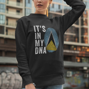It's In My DNA - Saint Lucia Flag Sweatshirt