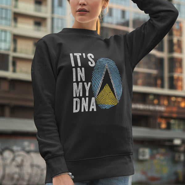 It's In My DNA - Saint Lucia Flag Sweatshirt