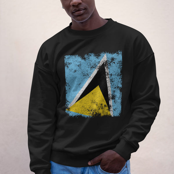 Saint Lucia Flag Sweatshirt