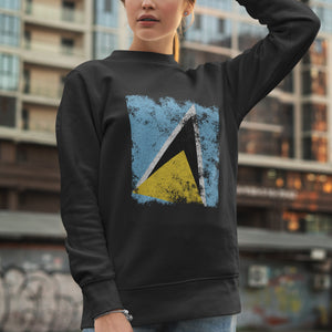 Saint Lucia Flag Sweatshirt