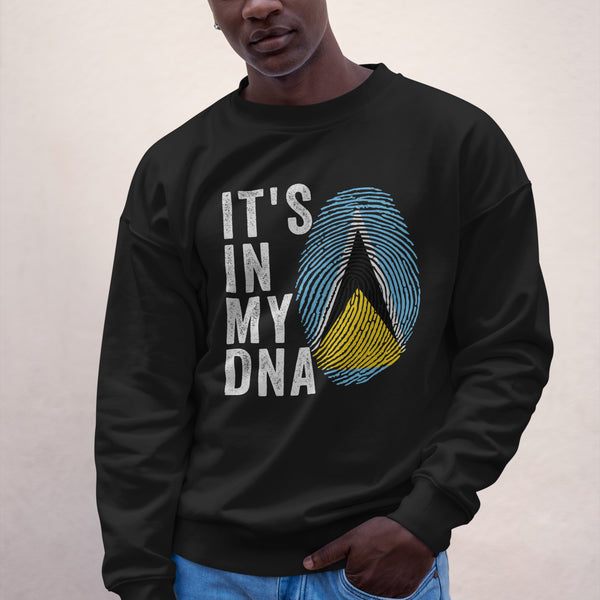 It's In My DNA - Saint Lucia Flag Sweatshirt