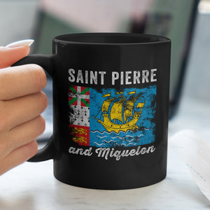 Saint Pierre and Miquelon Flag Mug
