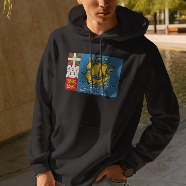 Saint Pierre and Miquelon Flag Hoodie