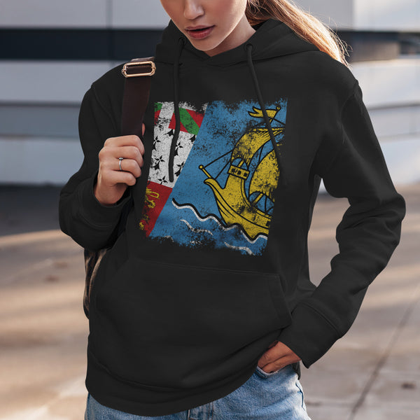 Saint Pierre and Miquelon Flag Hoodie