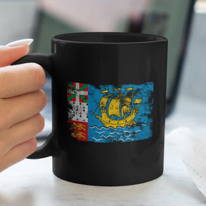 Saint Pierre and Miquelon Flag Mug