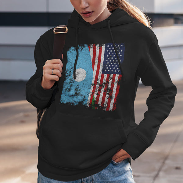 Sakha USA Flag - Half American Hoodie