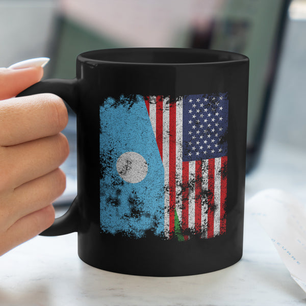 Sakha USA Flag - Half American Mug